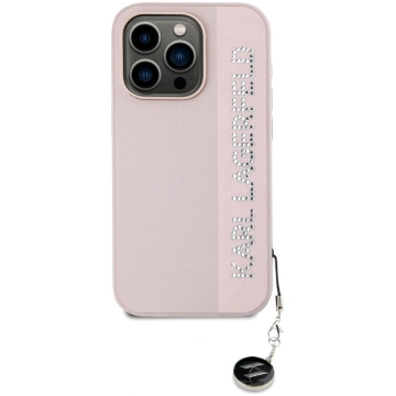 Karl Lagerfeld PU Saffiano Rhinestone Charm Case A