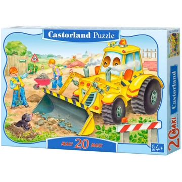 PUZZLE BULLDOZER 20 El. Castorland