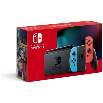 Nintendo Switch V2 2019 with Neon Blue and Neon Re