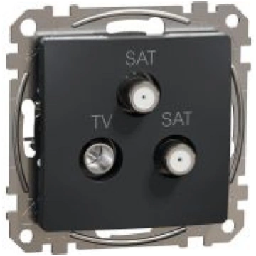 TV/SAT ligzda, Sedna Design & Elements, gala, 4dB,