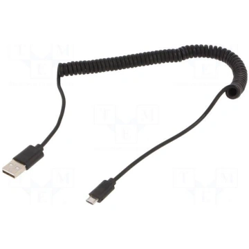Cable | Cablexpert | coiled,USB 2.0 | USB A plug,U
