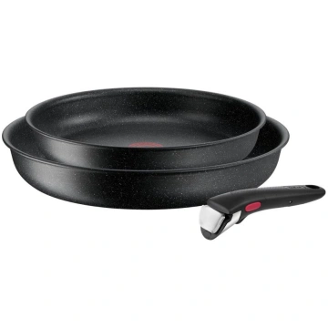 Tefal - Pannu komplekts (3 gab.) INGENIO BLACK STO