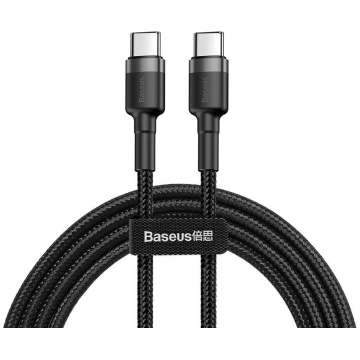 Vads Baseus, USB-C, 200 cm, melna krās., 60 W