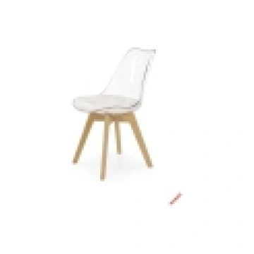HALMAR Metāla krēsls K-246 caurspīdigs/alksnis