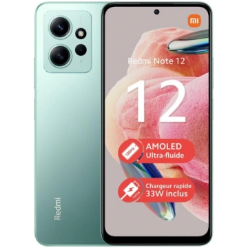 Xiaomi Redmi Note 12 128GB mobilais tālrunis, zaļš