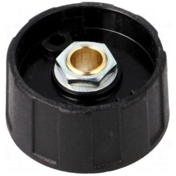 Knob | without pointer | ABS | Øshaft: 6mm | Ø31x1
