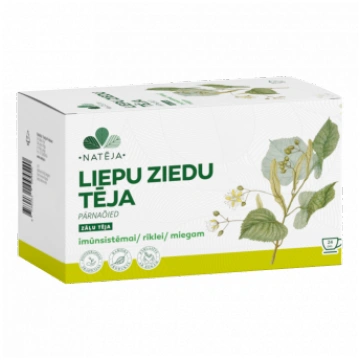NATĒJA liepu ziedu tēja, 24 paciņas