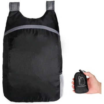 Viegls salokāms mugursoma 20L, melna - foldable ba