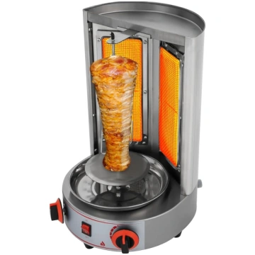 Vertikālais Grils Doner Grils 4,3 KW Gāzes kebabu 