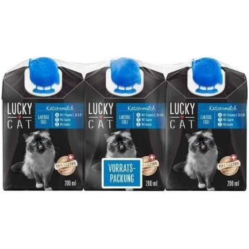 Piena aizstājējs kaķēniem Lucky Cat, piens, 0.2 kg