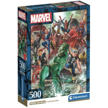 Clementoni Puzzle 500 Compact The Avengers | GXP-9