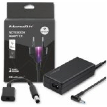 Qoltec 51728 65W: 19V, 3.33A, 4.5x3.0 mm + adapter