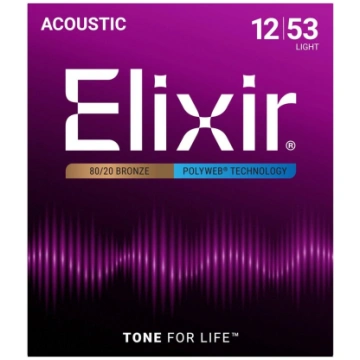 Elixir 11050 Light (12-53) PW - acoustic guitar st