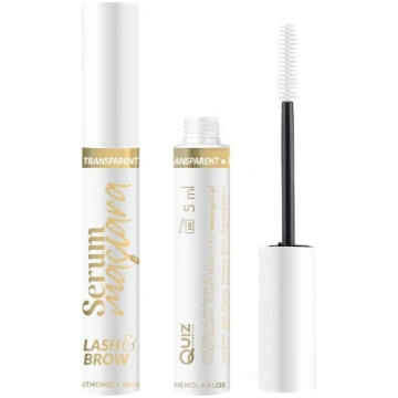 QUIZ Lash&Brow Caurspīdīgs serums-tuša skropstām u