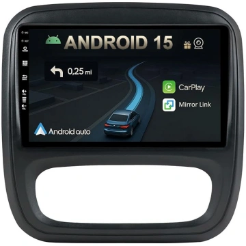 KEC 9 collu Android 15 auto radio Renault Trafic 3