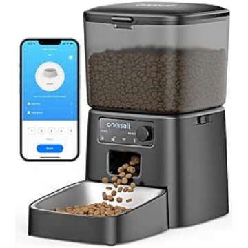 oneisall 3.5 L Automatic Cat Feeder, WiFi Intellig