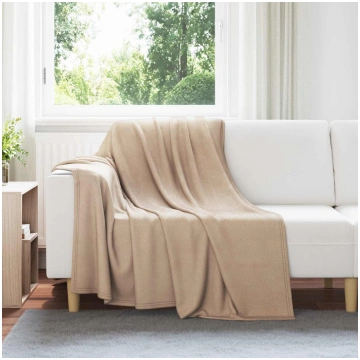 Pledu segas 6 pcs kamieļu krāsa 200 x 150 cm flīss
