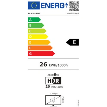 Blaupunkt | LED TV | 32WGC5501S | 32 | Smart TV | 