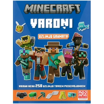 Minecraft. varoņi. Uzlīmju grāmata