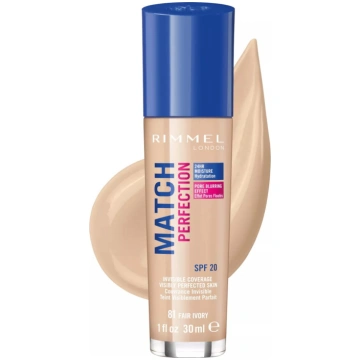 Tonālais krēms Rimmel Match Perfection Fair Ivory 