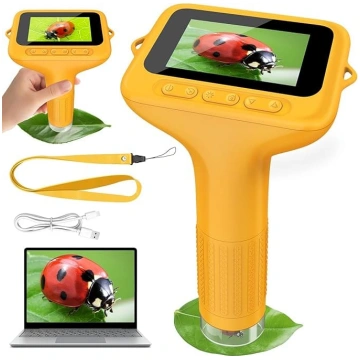 Mikroskops bērniem, digitālais mikroskops ar 3,0 c