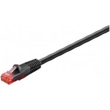 Goobay Goobay U/UTP Outdoor-PatchCord Cat6. Black.