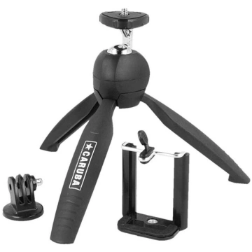 Caruba tripod Orbit15 + Phone & GoPro adapter