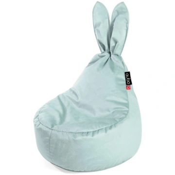 Qubo™ Baby Rabbit Menthe VELVET FIT sēžammaiss puf