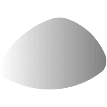 Spogulis Masterjero Luna Organic, ar gaismu, stipr