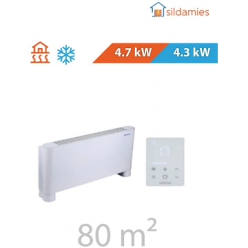 Ventilējamais grīdas konvektors / grīdas fankoils 