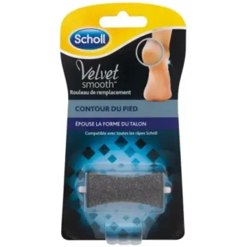 Scholl Velvet Smooth Foot Contour Roller Heads Ped
