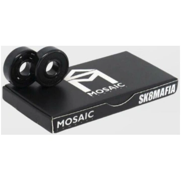 MOSAIC Super 1 Abec 7 Black Black bearings gultņi