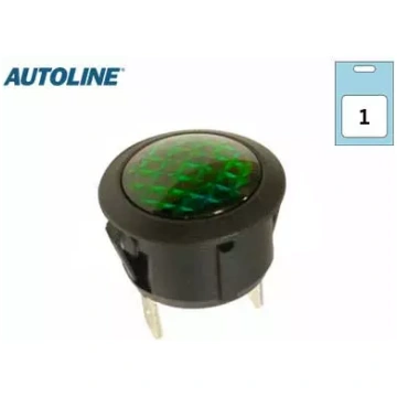 LED indikatorlampiņa zaļa 12V AUTOLINE