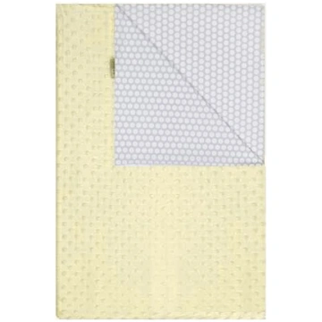 WOMAR MINKY divpusējs pleds 75x100cm krēmkrāsa-pun