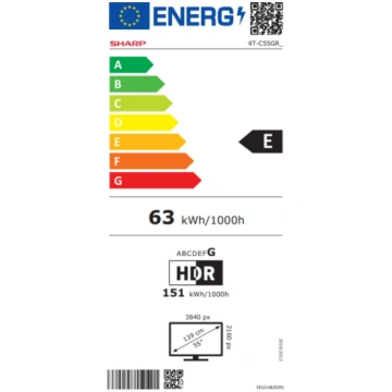 Sharp 55GR8265E 55 Smart TV Google TV UHD 55GR8265