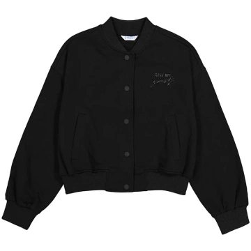 Mayoral Teen black bomber jacket