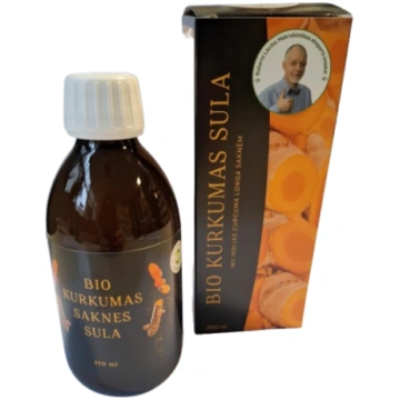 BIO kurkumas saknes sula 250 ml Latvija