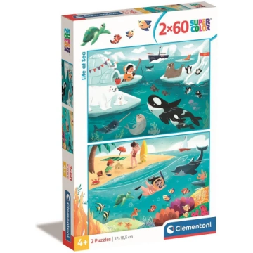 √âlet a tengeren Noli 2x60 db-os puzzle Clementoni
