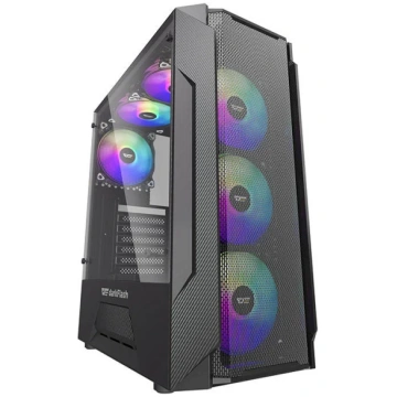 Datora korpuss darkFlash LEO Case, caurspīdīga krā