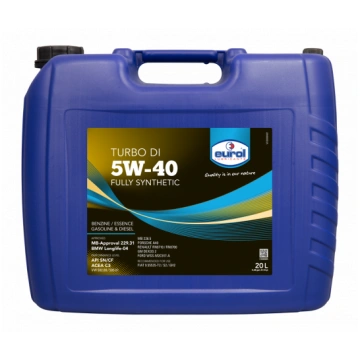 Motoreļļa EUROL 5W40 TURBO DI 20L. 5w-40