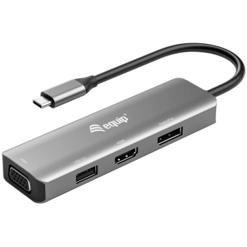 Equip USB-C to HDMI/DisplayPort/VGA /USB Adapter 1