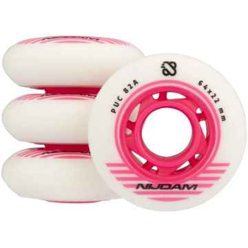 Ritenis Nijdam Inline Skate Wheel Set - 64x24 mm, 