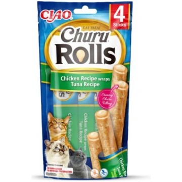INABA Churu Rolls Chicken recipe wraps Tuna recipe