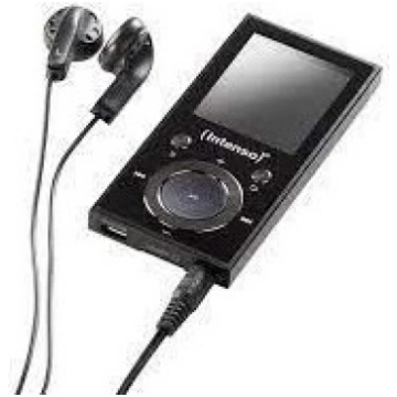 MP3 PLAYER 16GB BLACK/3717470 INTENSO
