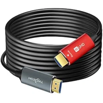 Twozoh HDMI optiskās šķiedras kabelis 50 m, HDMI o