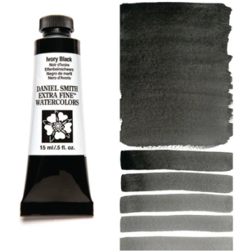 Daniel Smith's Blacks - Watercolor Painting