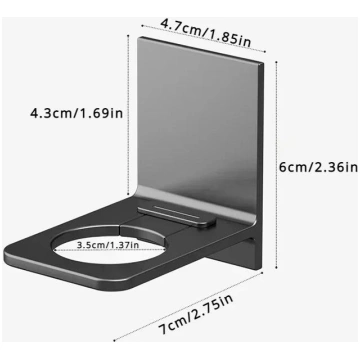 New Aluminum Shower Gel Bottle Rack Adjustable Sha