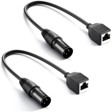 Neewer NC005 2x DMX Adapter 3 pin XLR to RJ45