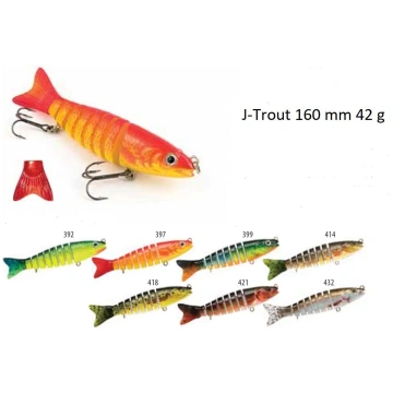 Vobleris Raiden J-TROUT 160 (160mm, 42g, 0.5-1.5m,