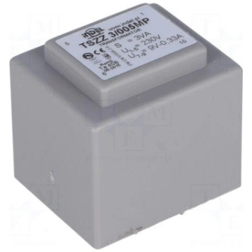 Transformer: encapsulated | 3VA | 230VAC | 9V | 0.